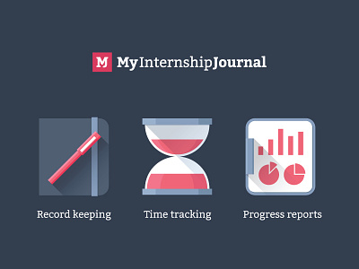 My Internship Journal Logo Icons