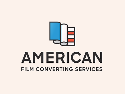 AFCS Logo america branding film flag illustration illustrator industrial logo usa vector vintage