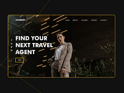 Journey. app design frontend mockup uiux web design website