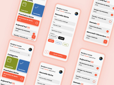 Tasks mobile app app design figma mobile tasks ui ux