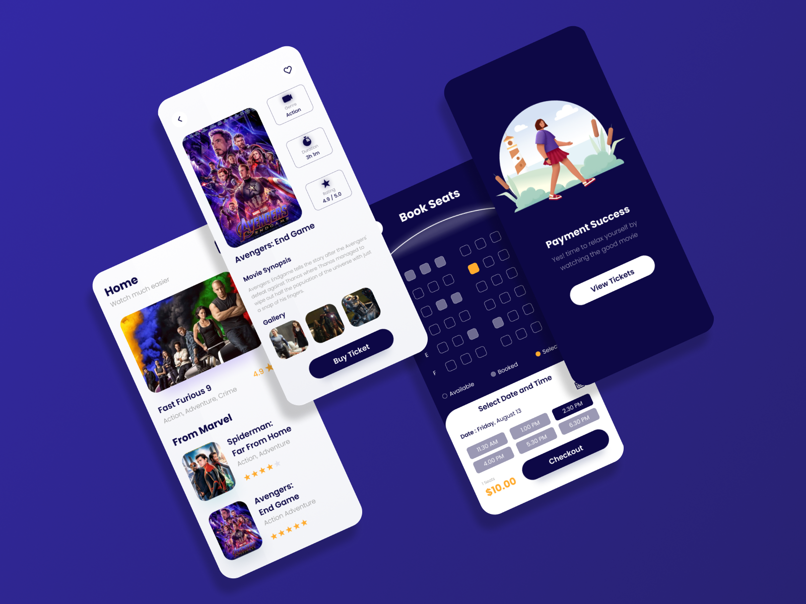 Movie Mobile App by Tridizi on Dribbble