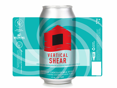 Vertical Shear Stout Can Design