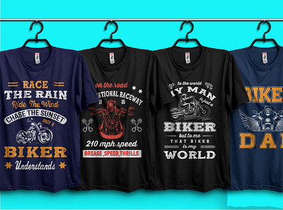 Best Selling BIKER T-SHIRT Design Bundle. branding custom t shirt design design funny illustration quote style typography typography t shirt vintage t shirt