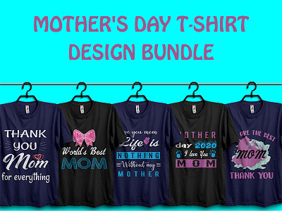 Mother s Day T shirt Design Bundle