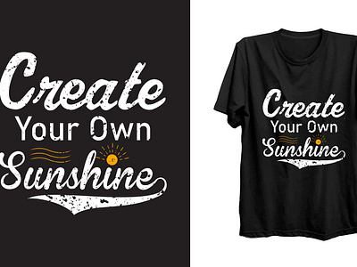 Motivational/Inspirational t-shirt vector.