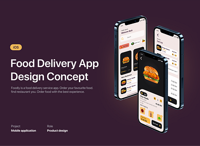 Food Delivery App Design Concept adobe xd animation branding design figma graphic design illustration interface animation interfaces logo mobile app design mobile mockup ui ui design uiux design user experience user interface ux design vector