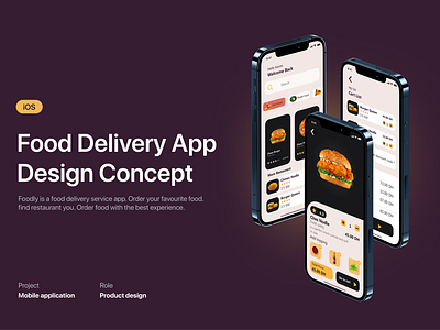 Food Delivery App Design Concept