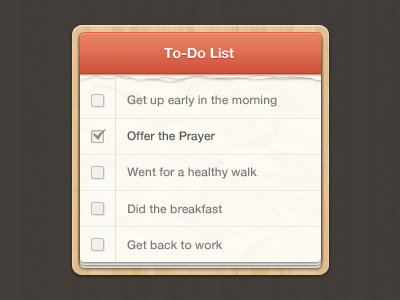 To Do List