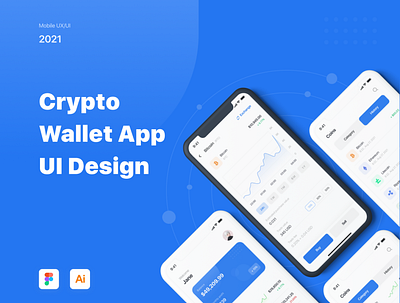 Crypocurrency App app bitcoin coin crypocurrency figma mobile app uiux uiux design wallet