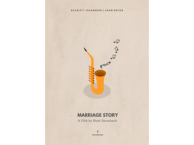 Marriage Story - Minimal Poster design film poster illustration marriage story minimal minimal poster minimalism minimalist netflix poster poster art poster design