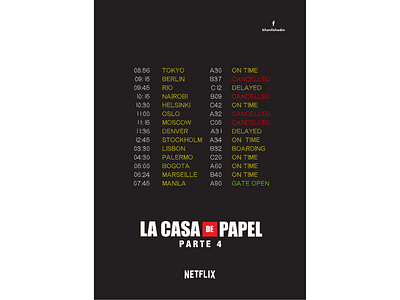 La Casa De Papel - Money Heist - Season 4 - Minimal Poster