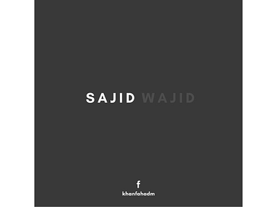 RIP Wajid Khan design film poster illustration minimal minimal logo minimal poster minimalism minimalist poster poster art poster design sajid wajid sajid wajid wajid khan