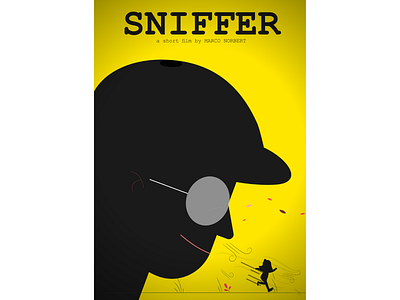 Sniffer - Minimal Poster design film poster illustration minimal minimal poster minimalism minimalist netflix poster poster art poster design