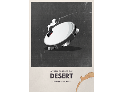 A Train Crosses The Desert - Minimal Poster