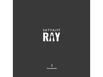 Satyajit Ray - Minimal Logo design film poster illustration minimal minimal poster minimalism minimalist netflix poster poster art poster design satyajit ray