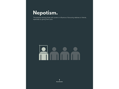Nepotism - Minimal Poster