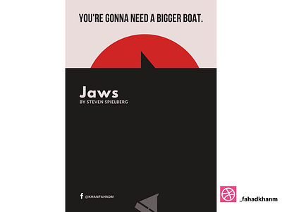 Jaws - Minimal Poster