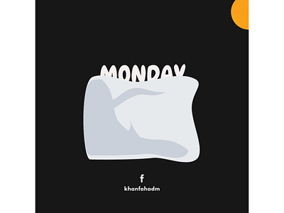 Who doesn't hate Monday? design hate monday illustration minimal minimal poster minimalism minimalist monday poster poster art poster design weekend