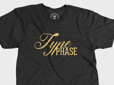 Type Phase bureau cotton gold humor phase puns shirt tshirt type typography
