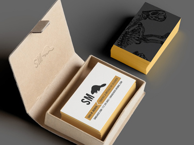 New Business Cards beaver branding businesscard letterpress