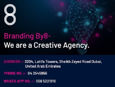 Branding By8- We are a Creative Agency located in Dubai