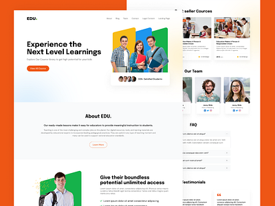 Education website design by yash dabhi on Dribbble