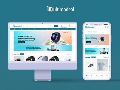 Ultimodeal Online Shopping. application design e commerce interaction landingpage product design productdesign ui ux websites