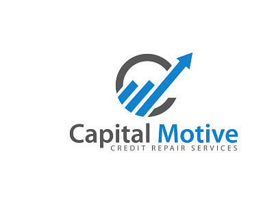 capital motive branding business logo creative design flat logo minimal modern professional unique vector