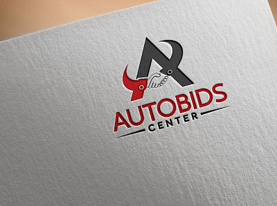 Automobile logo design by Freelancer Mizan auto autobids automotive flat freelancermizan handshake