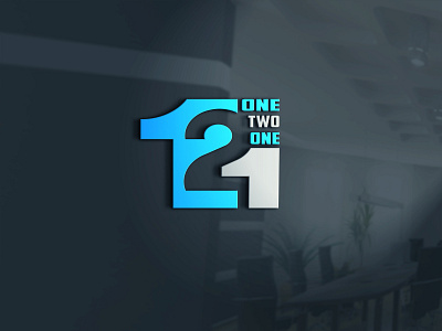 One Two One 121 Logo Design By Mizanur Rahman On Dribbble