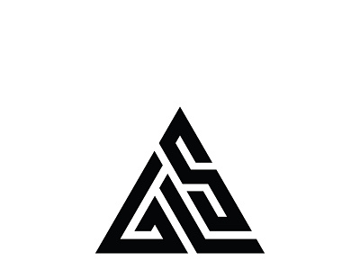 GLS polygonal or geometric logo freelanceer mizan geometric gls gs gsl polygonal
