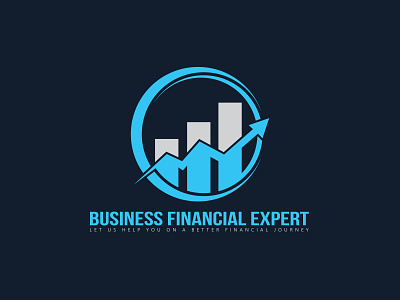 Financial business logo business logo consulting logo creative financial logo flat freelancer mizan logo logo design minimal modern professional unique