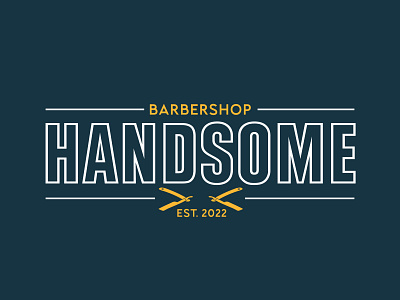 Barbershop logo branding graphic design logo