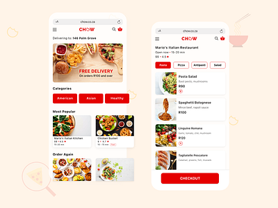 Chow Food Delivery App