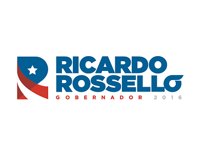 RICARDO ROSSELLÓ brand governor identity logo logofolio puertorico