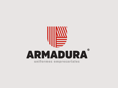 ARMADURA armor brand design identity logo logobrand logofolio uniform