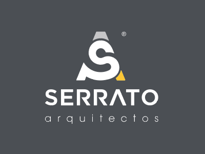 SERRATO ARQ. architecture brand branding identity letters logo logotype