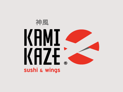 KAMIKAZE SUSHI identity isotype logo logofolio logolove logotype sushi