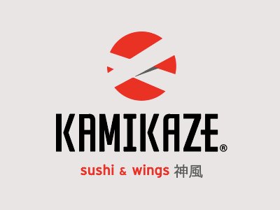 KAMIKAZE SUSHI identity isotype logo logofolio logolove logotype sushi
