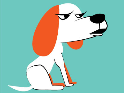 Angry dog angry dog dog illustration puppy