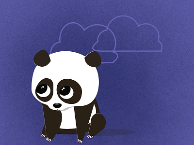 Panda cute panda panda panda illustration