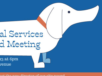 Board Meeting Announcement announcement dachshund dog pup