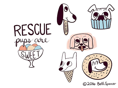 Rescue Pups are Sweet