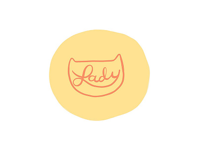 Cat Lady Pin Design cat cat lady cats design illustration lettering