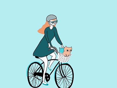 Bike Human Cat