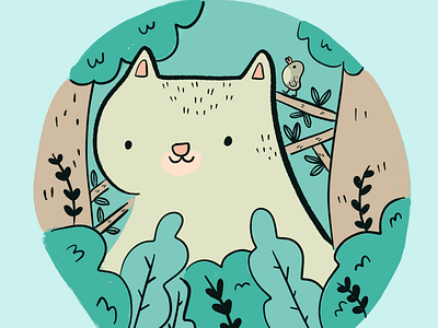 Chill Forest Cat