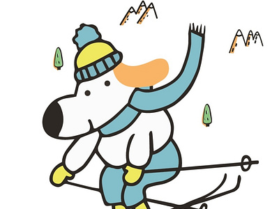 Skiing Dash Doggo