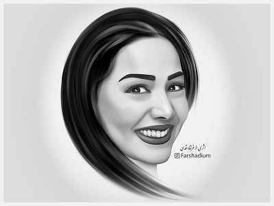 Portrait Digital Painting art bw digital painting drawing illustration painting portrait