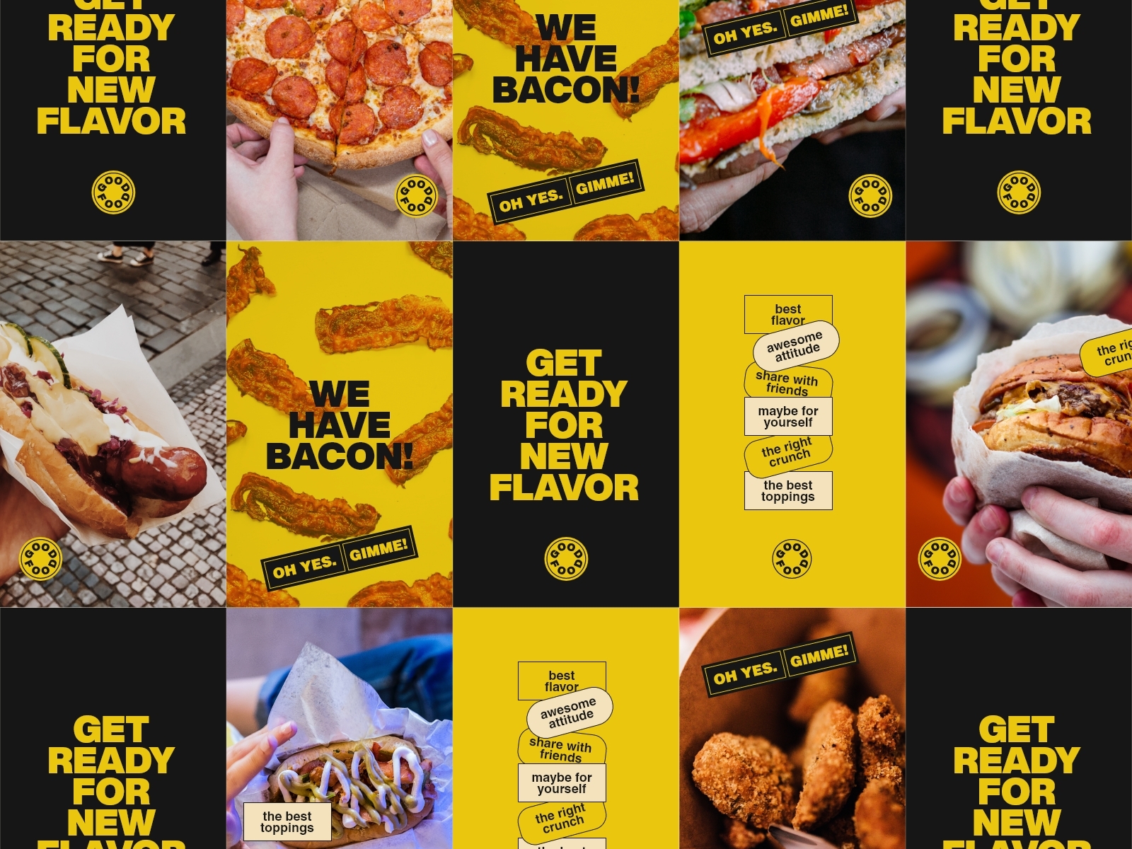 Good Food - Fast Food Branding by Broworks on Dribbble