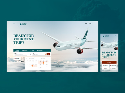 Airways Company Landing Page Design